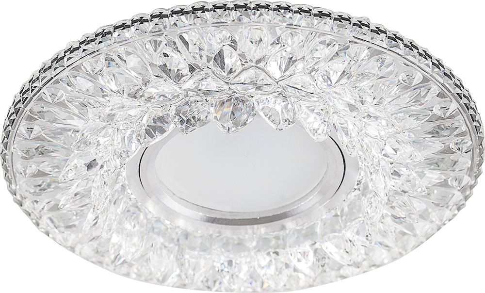 Встраиваемый светильник круглый с подсветкой Feron 32655_FR