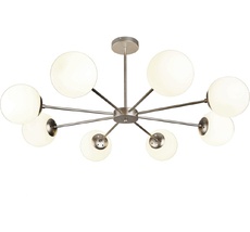 Потолочная люстра на штанге Escada 2110/8P Nickel_ESC