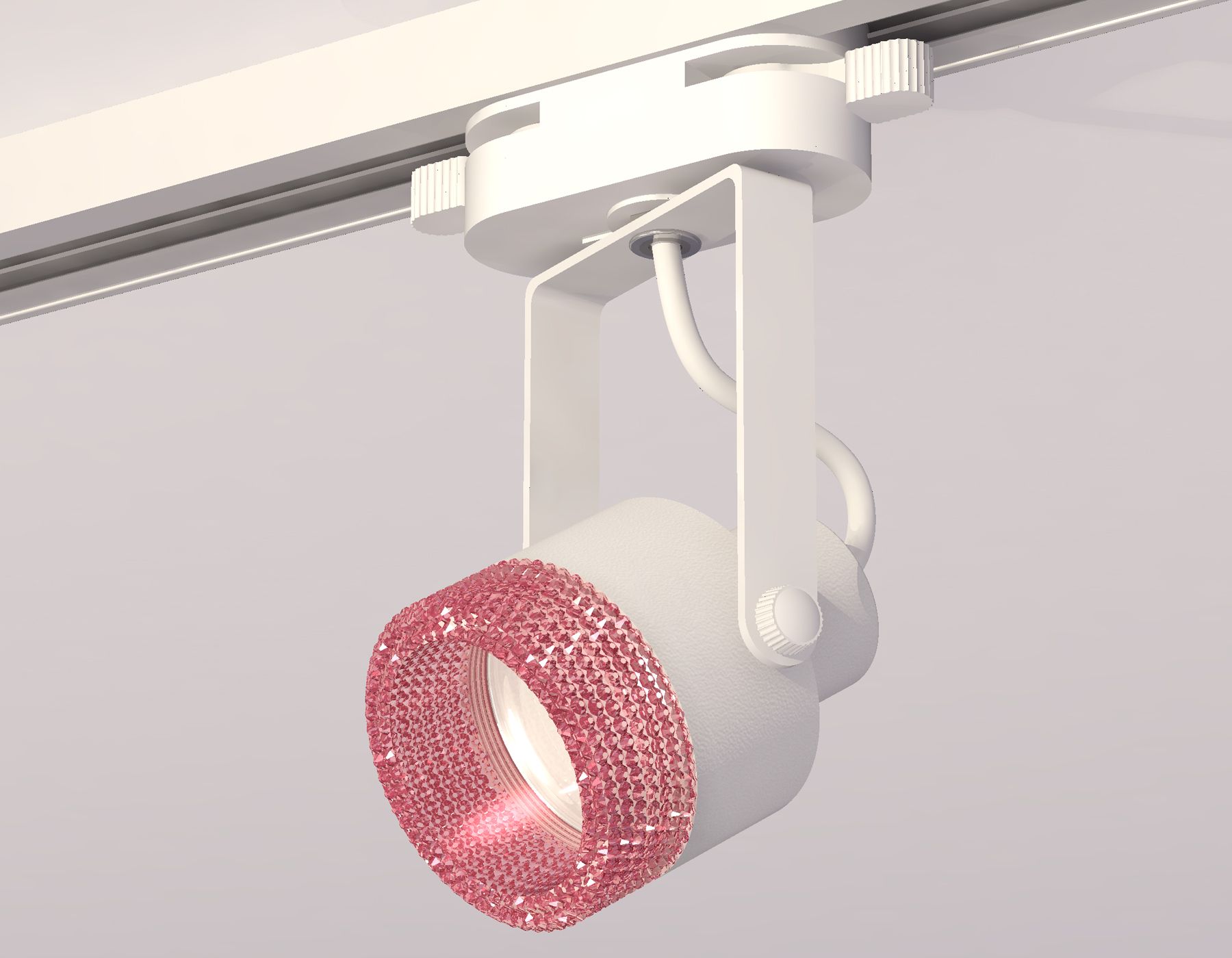 Комплект трекового однофазного светильника Ambrella light с композитным хрусталем Track System XT6601062_AMB