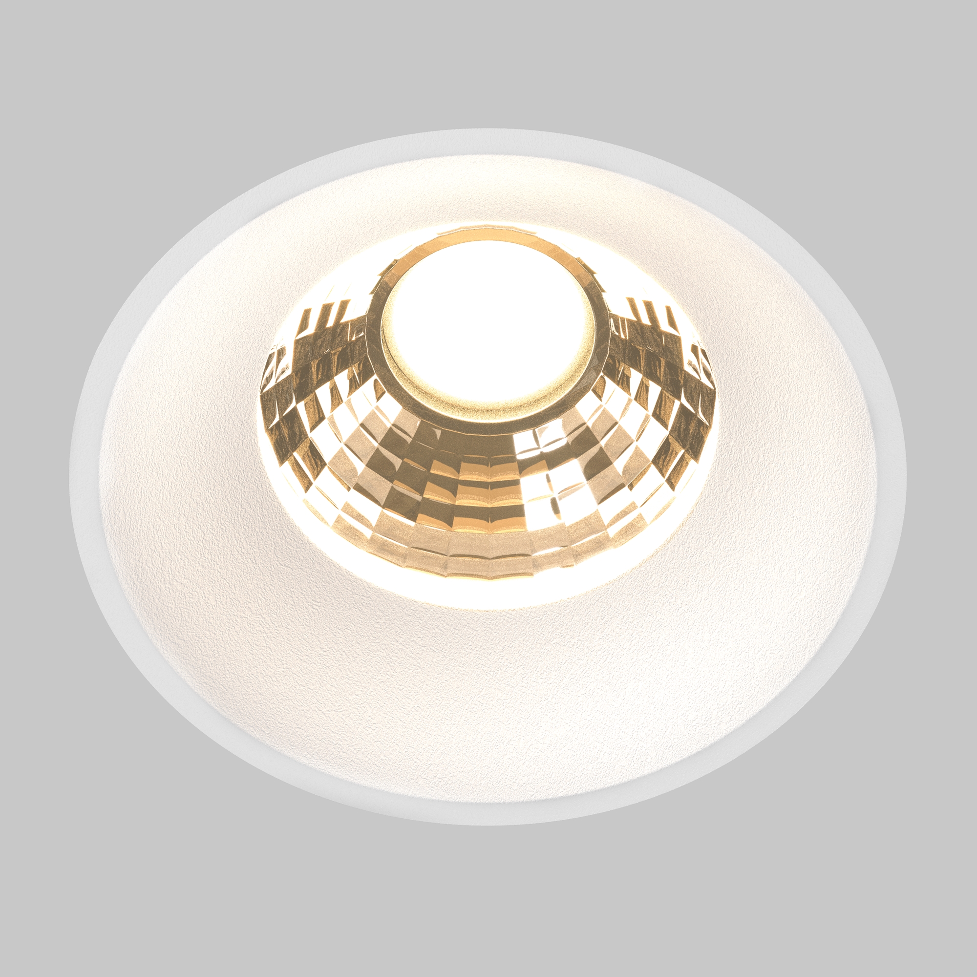 Встраиваемый светильник Maytoni Round DL058-12W2.7K-TRS-W_MY