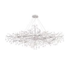 Подвесная люстра Crystal Lux REINA V2 SP12 L1500 SILVER PATINA_CR