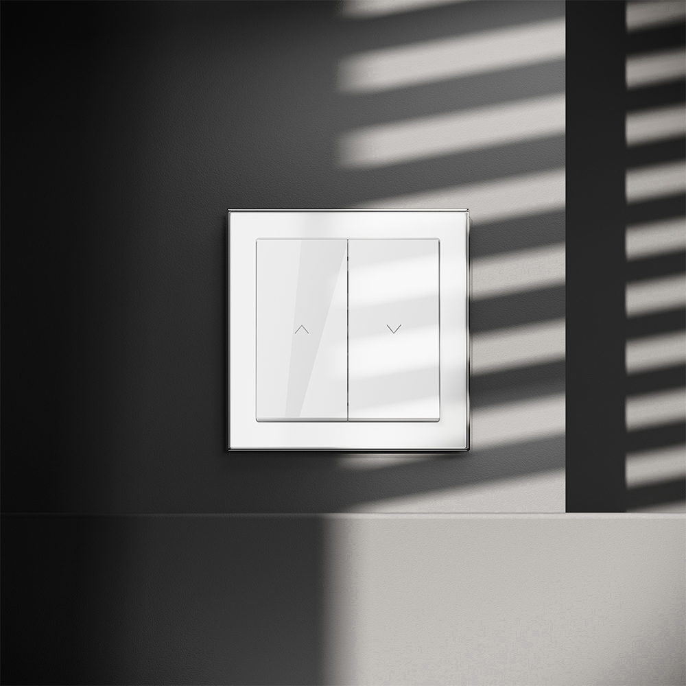 Выключатель встраиваемый VOLTUM S70 для жалюзи 10А VLS020701