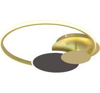 Потолочная люстра с пультом золотой (+ночной режим) с пультом светодиодная 10247/3 85W Gold/Coffee Escada 10247/3LED_ESC