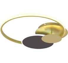 Потолочная люстра с пультом золотой (+ночной режим) с пультом светодиодная 10247/3 85W Gold/Coffee Escada 10247/3LED_ESC