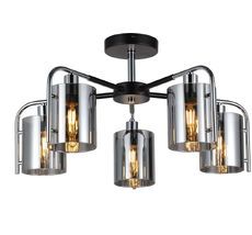 Потолочная люстра на штанге E14*40W Escada 671/5P Chrome_ESC