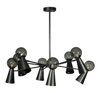 Подвесная люстра Loft IT Halley 10046/8 Black_LF