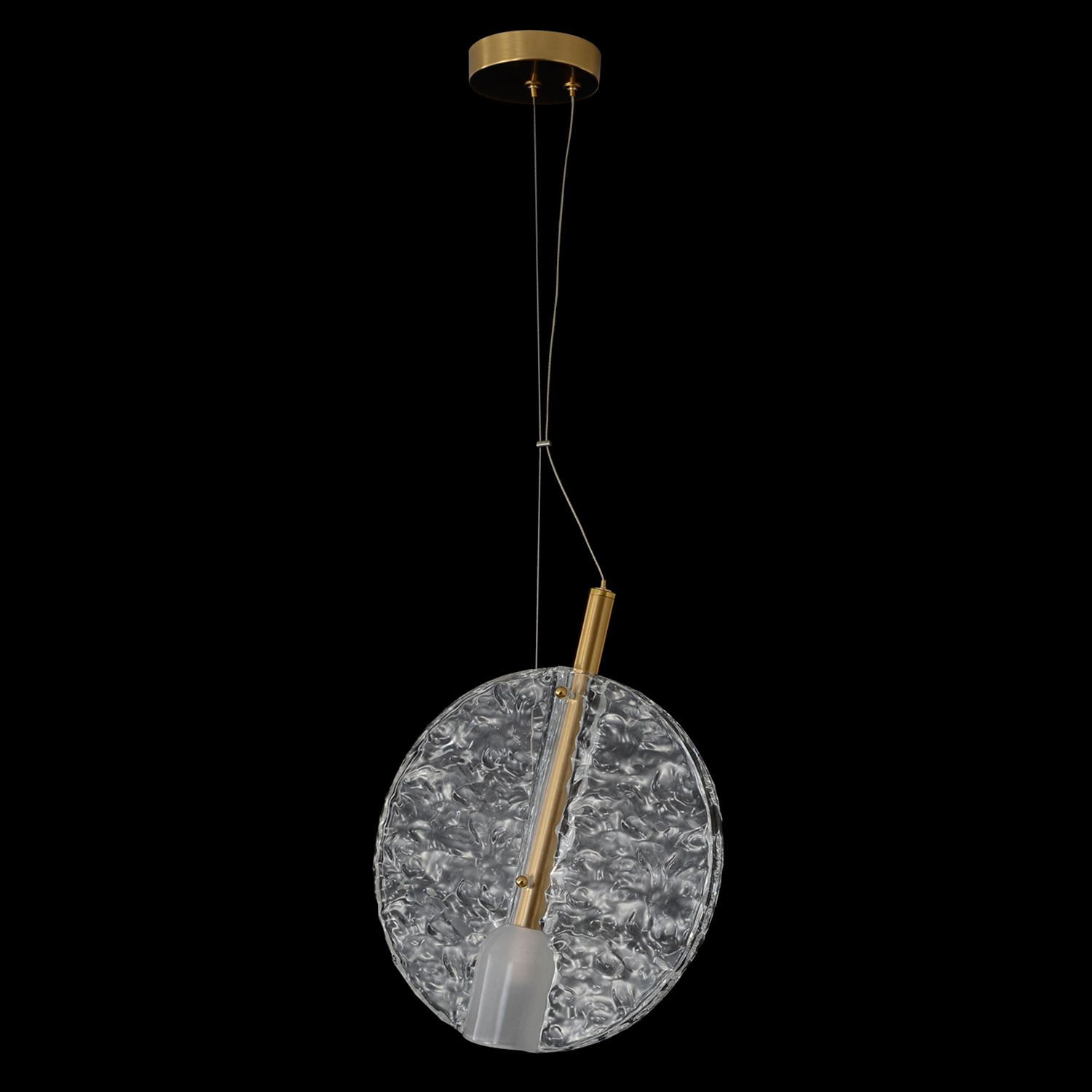 Подвесной светильник Crystal Lux FROZEN SP1 BRASS_CR