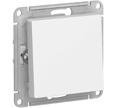 Выключатель встраиваемый с самовозвратом одноклавишный (белый) Systeme Electric ATN000115