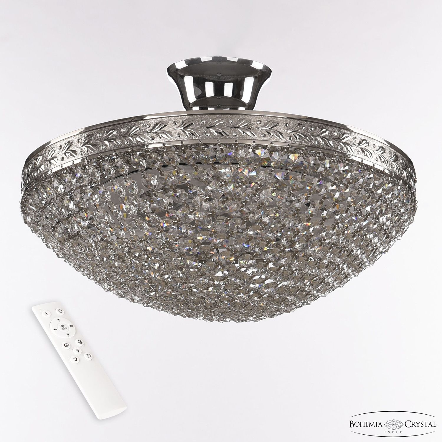 Хрустальная люстра Bohemia Ivele Crystal 19321/35IV/LED-DIM Ni_BI