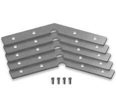 Соединитель угловой для алюминиевого профиля Profile System 135&deg; комплект 5шт Ambrella Light ILLUMINATION GP8054_AMB