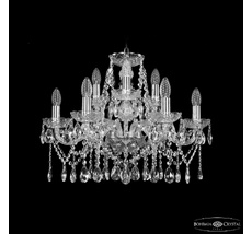 Хрустальная люстра Bohemia Ivele Crystal 1413/6+3/200 Ni_BI