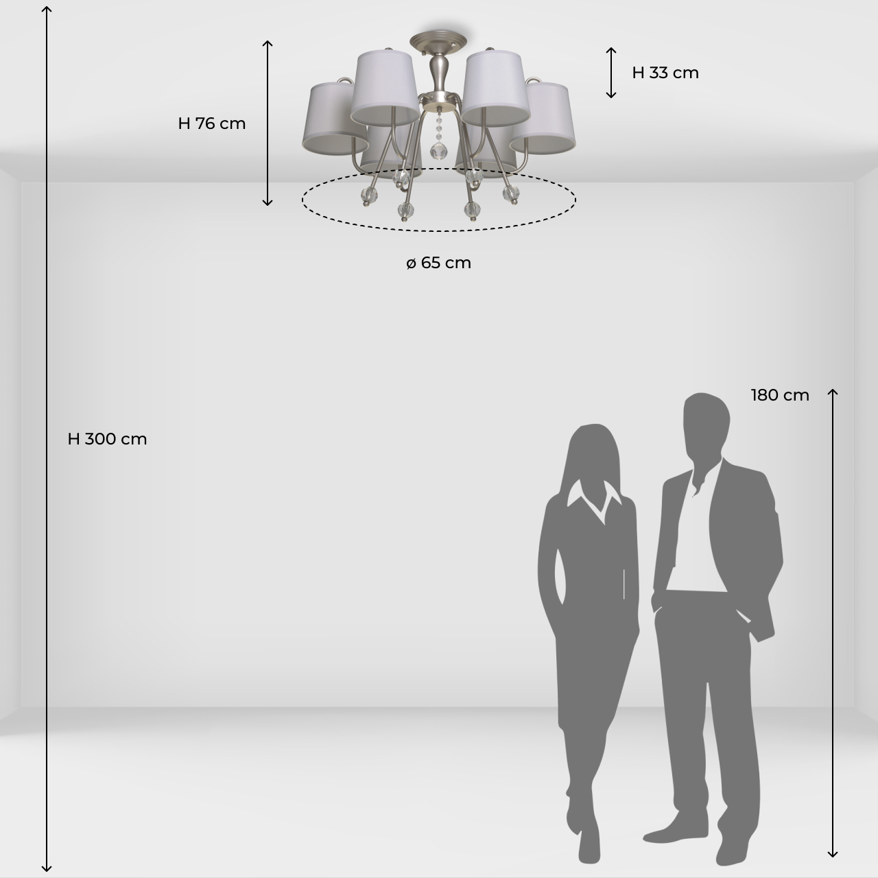 Потолочная люстра MW-Light Вега 329012406_MW