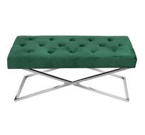Банкетка ArtHomeDecor Cross ID-78 CR Green