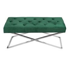 Банкетка ArtHomeDecor Cross ID-78 CR Green