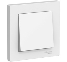 Выключатель встраиваемый одноклавишный (белый) Systeme Electric ATN000112