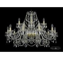 Хрустальная люстра Bohemia Ivele 1411/10+5/360 G_BI