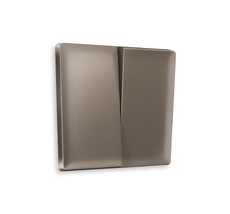 Лицевая панель для 2-клавишных выключателей QUANT Ambrella Volt ALFA AP6330_AMB