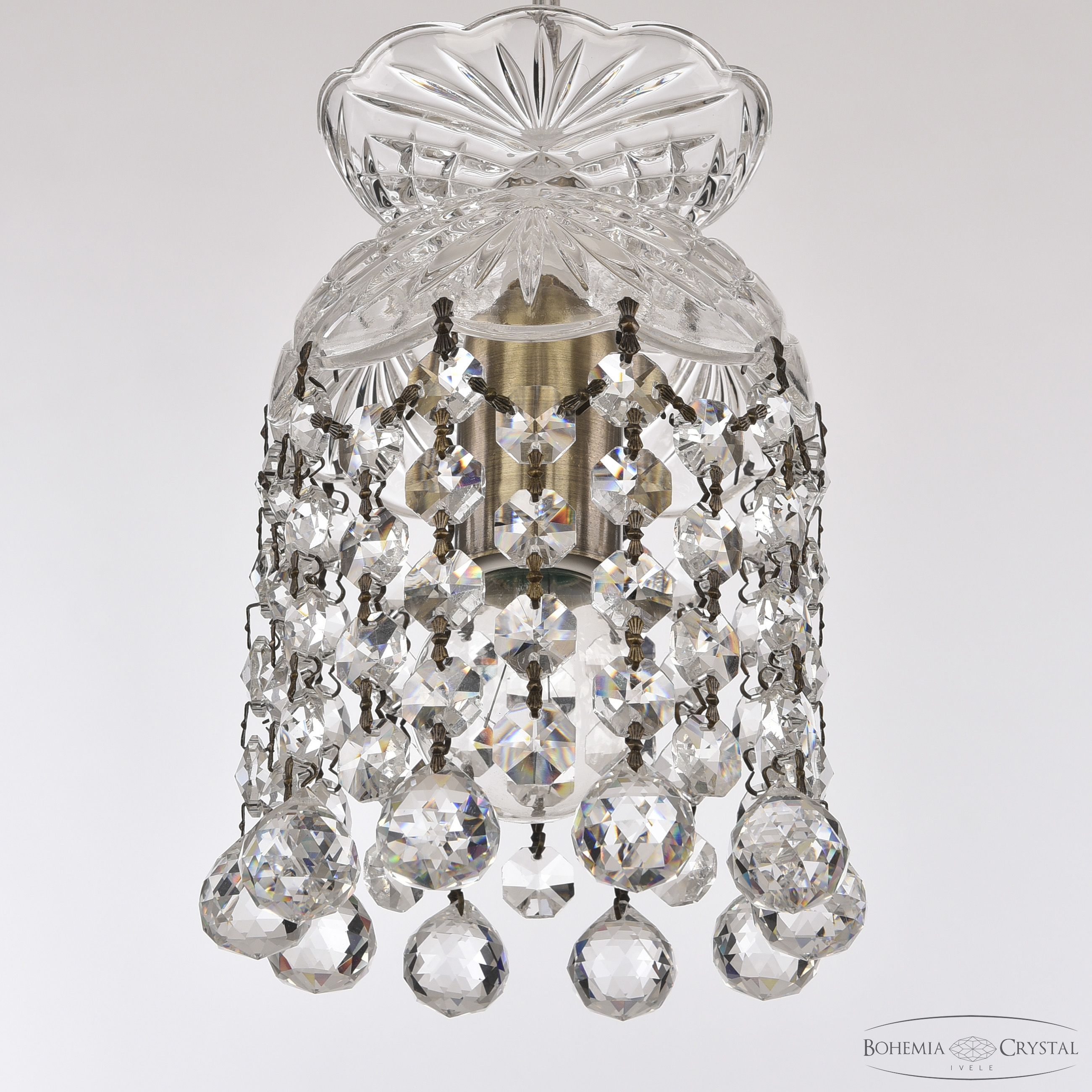 Подвесной светильник Bohemia Ivele Crystal 14781P/11 Pa Balls_BI