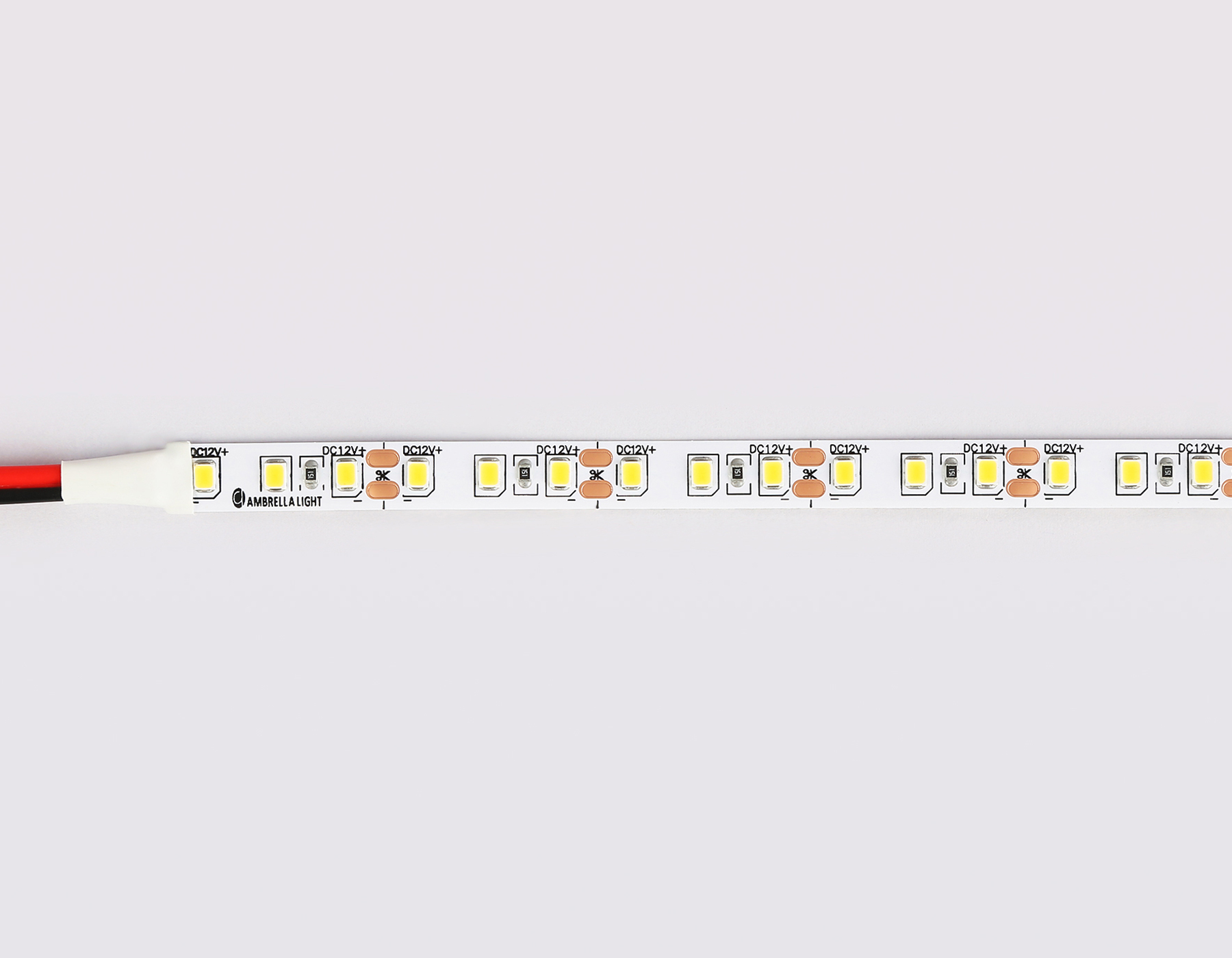 Светодиодная лента 2835 120Led, 9.6W m, 12V IP20 3000K 5m,кратность резки 25mm Ambrella Light GS GS1101_AMB