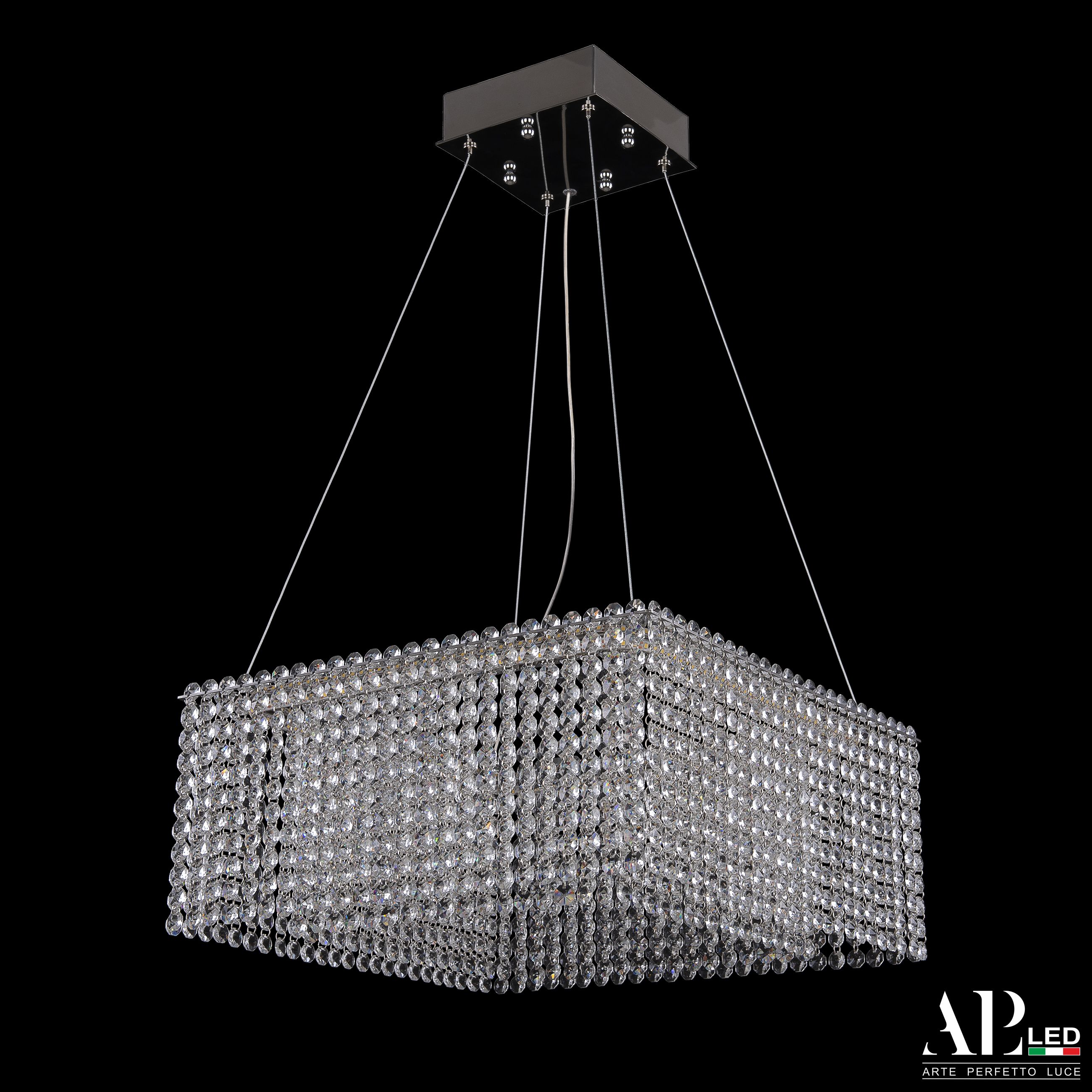 Хрустальная люстра APL LED Sicilia SH04.42.A.Ni.4000_BI