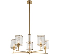 Потолочная люстра на штанге (13022/5R Brass) Indigo V000409