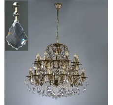 Хрустальная люстра Ambiente Ambient 2118/12+12 PB New Leaf_BZ