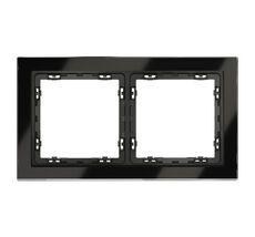 Рамка стеклянная VOLTUM S70 на 2 поста VLS110208