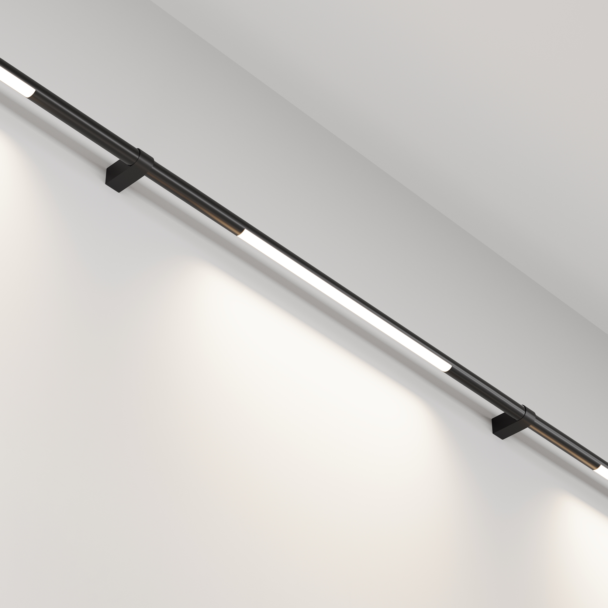 Трековый светильник Axity Maytoni Basis C100CL-L500-12W3-6K-B_MY