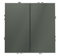 Выключатель встраиваемый VOLTUM S70 двухклавишный 10А VLS020106