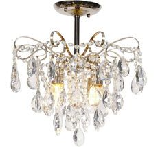Потолочная люстра хрустальная на штанге 682/4PL Е27*60W Escada 682/4PL Gold_ESC
