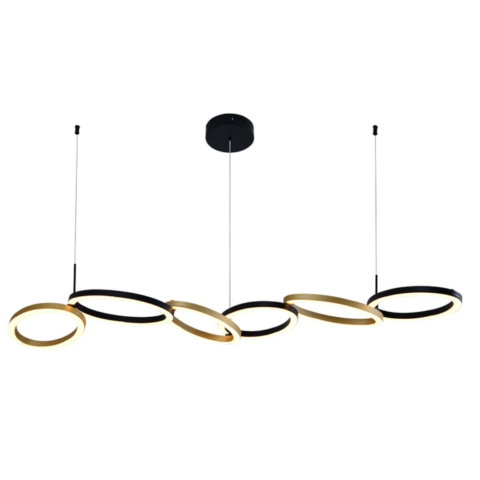 Подвесной светильник Anello V000215L (14034/C/6P Black) Indigo V000215L