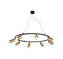 Подвесная люстра Crystallux CLT CLT 015C8 D800 BL-GO_CR