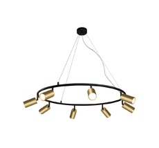 Подвесная люстра Crystallux CLT CLT 015C8 D800 BL-GO_CR