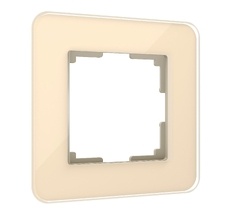 Рамка из стекла на 1 пост Elite айвори Werkel a057882_WR