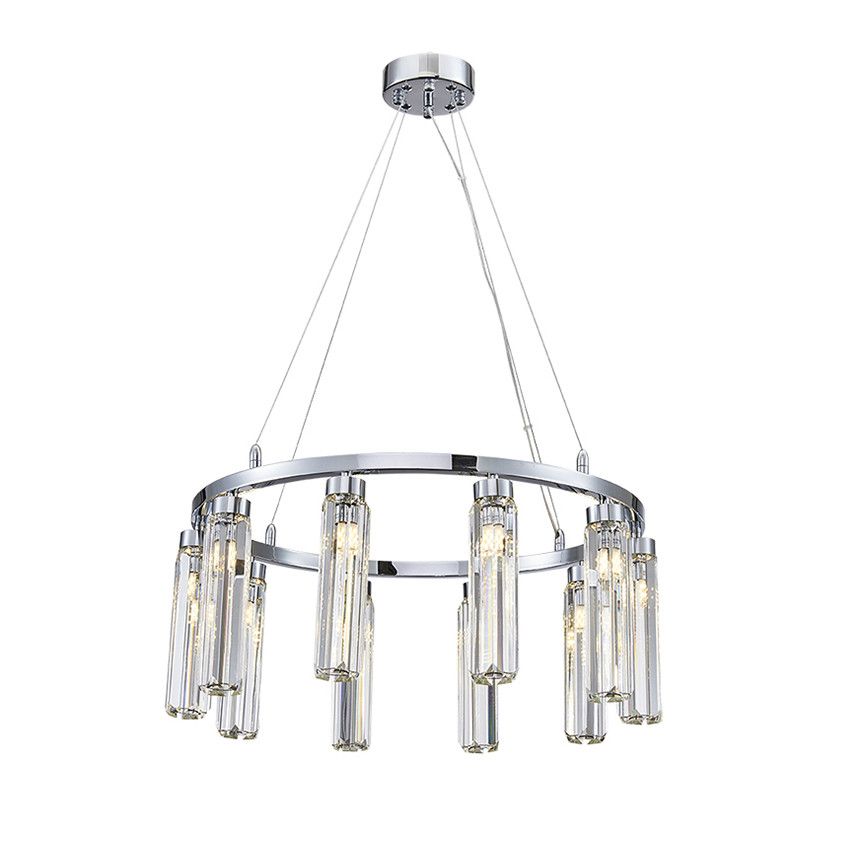 

Подвесная люстра NewPort 4528+2/S chrome, 4528+2/S chrome