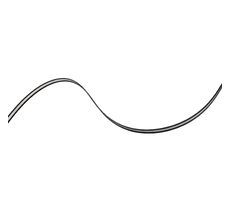 Подложка стальная в PVH оплетке д/натяжки LED ленты типа Skyline 441ххх/442ххх 10м/упак Lightstar Profiled 418010_LS