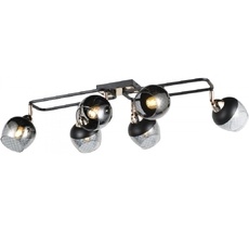 Потолочная люстра Imex MD.19311-6-S-BK+FGD_IM