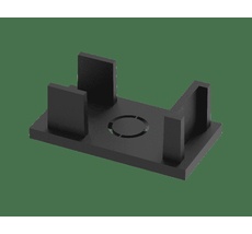 Заглушка для магнитного шинопровода (2 шт.) Crystal Lux CLT 0.206 06 BL_CR