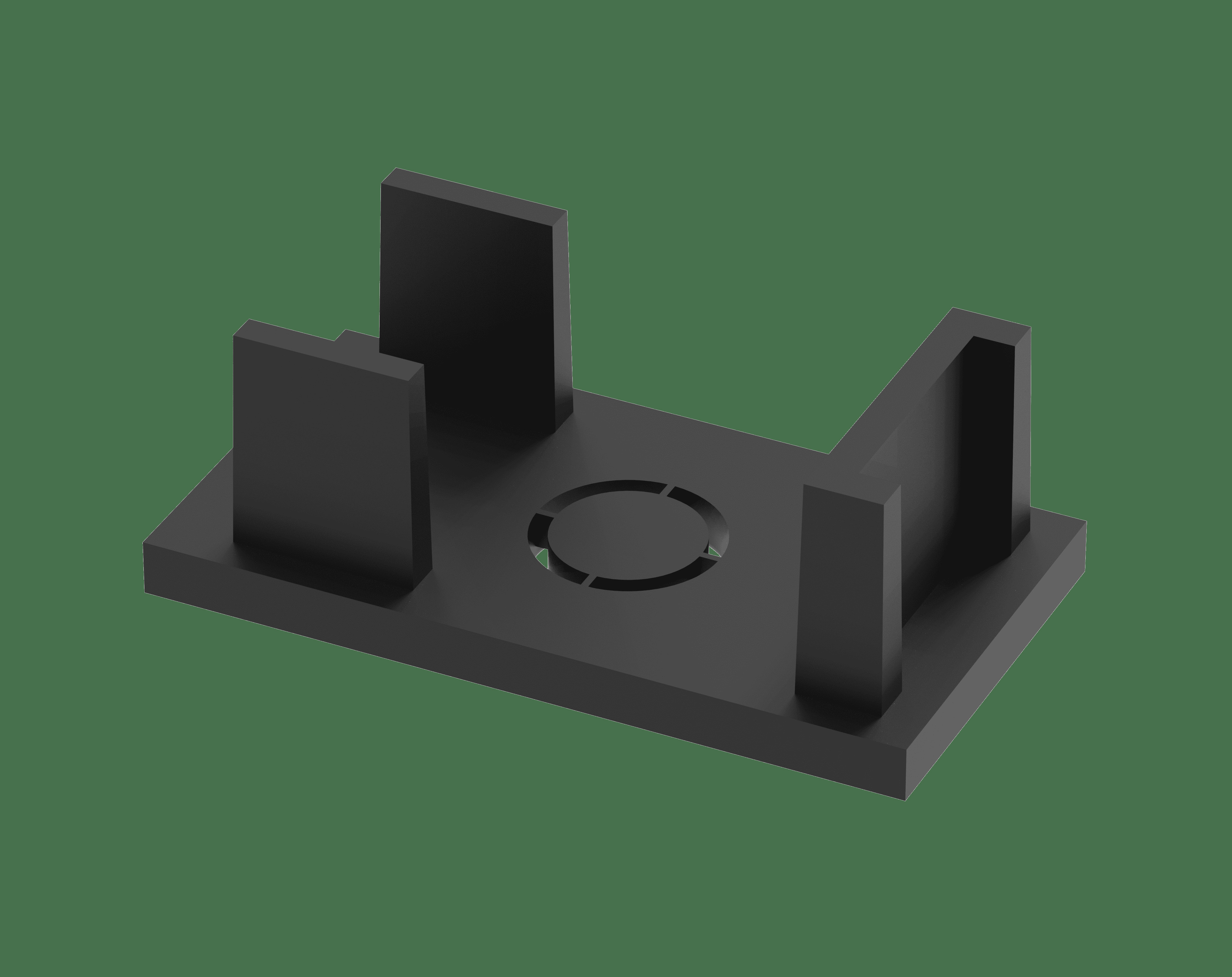 Заглушка для магнитного шинопровода (2 шт.) Crystal Lux CLT 0.206 06 BL_CR