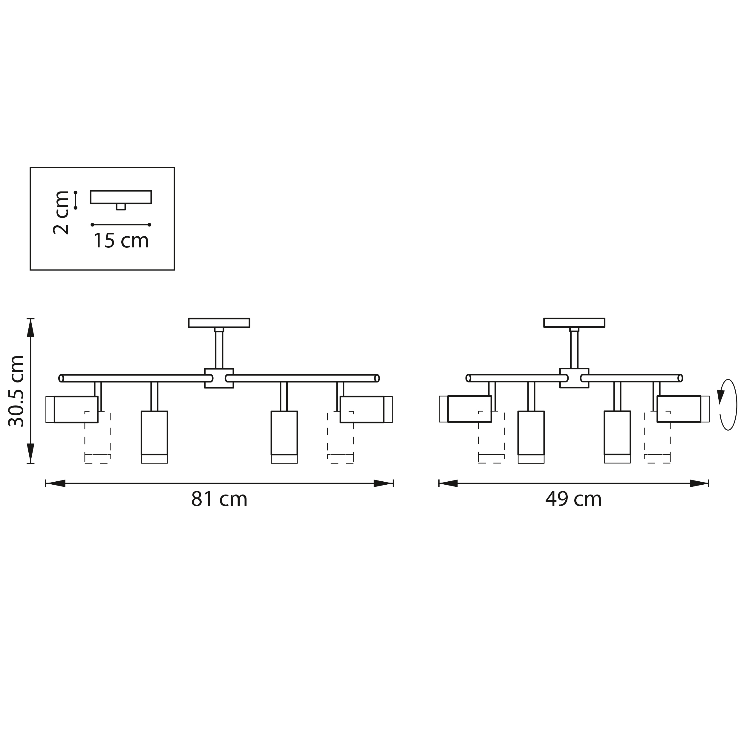 Потолочная люстра LightStar Rullo LR7283680_LS
