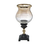 Подсвечник стеклянный Шах M на поставке d13*32см Garda Decor 94PR-7889B