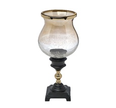 Подсвечник стеклянный Шах M на поставке d13*32см Garda Decor 94PR-7889B