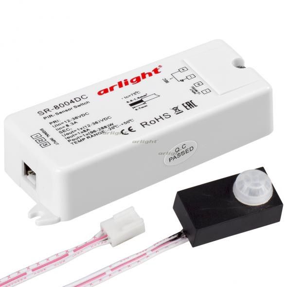 Датчик SR-8004-DC black (12-36V, 96-288W, PIR-Sensor) 020866_ARL