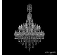 Хрустальная люстра Bohemia Ivele Crystal 1415/24+12+6/460/XL-213/2d Ni_BI