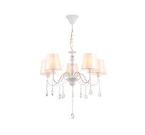 Подвесная люстра с абажуром и хрусталем Ambrella Light Modern TRADITIONAL TR4603_AMB