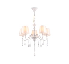 Подвесная люстра с абажуром и хрусталем Ambrella Light Modern TRADITIONAL TR4603_AMB