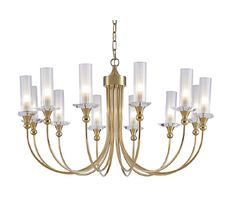 Подвесная люстра Newport CHARLIZE 4586+6/С gold_NP