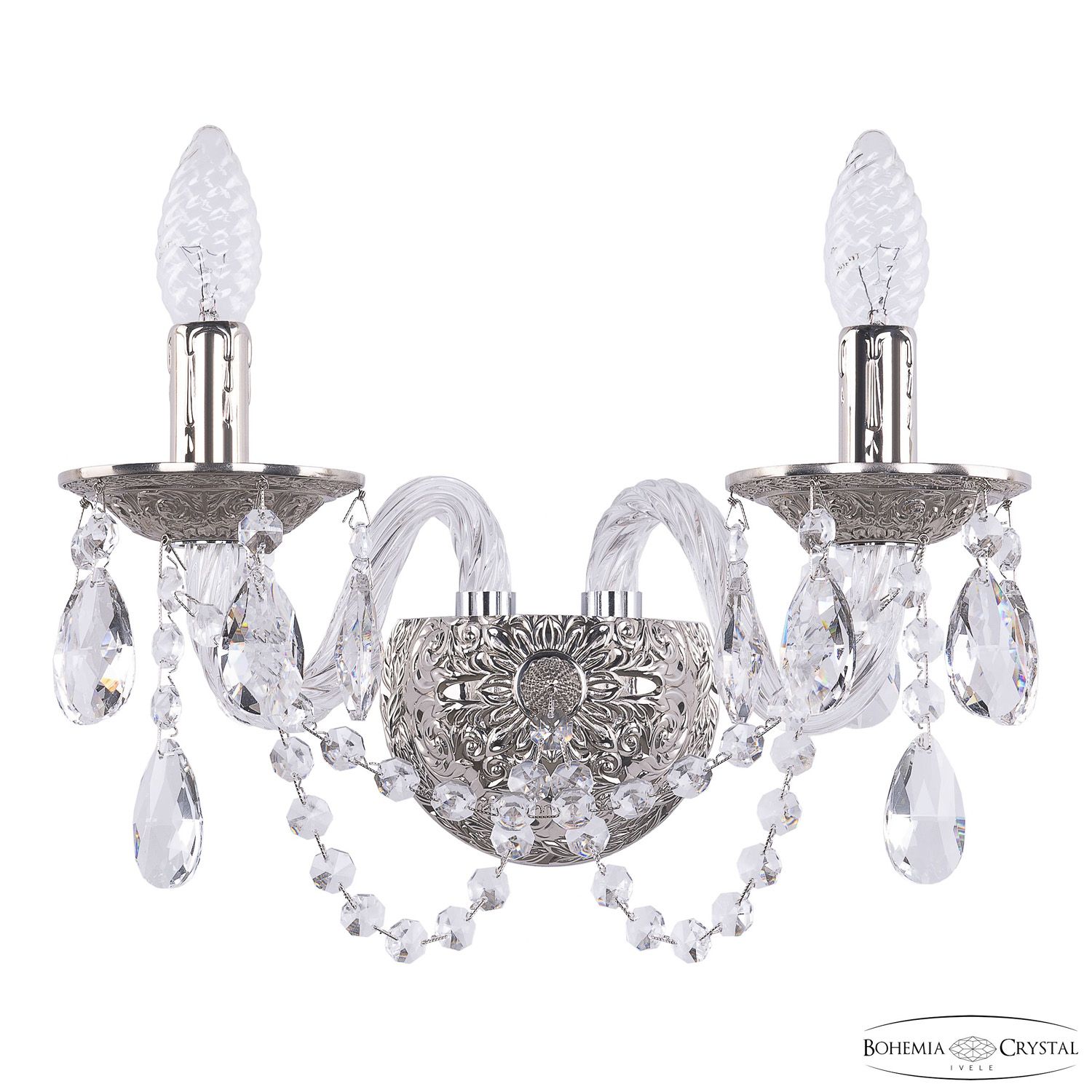 

Бра Bohemia Ivele Crystal 16202B/2/141 Ni, 16202B/2/141 Ni