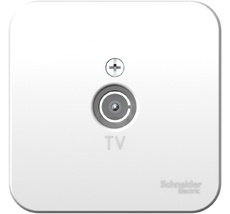 ТВ-розетка накладная оконечная (белый) Systeme Electric BLNTA000011