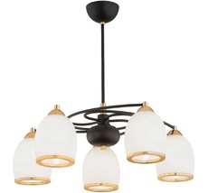 Потолочная люстра на штанге Imex MD.8388-5-P-BK_IM